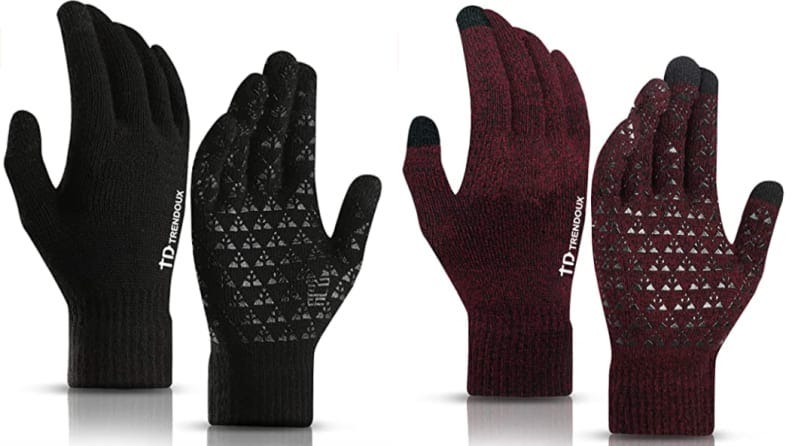 warm gloves not bulky